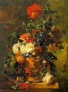 Jan van Huysum Flowers oil on canvas